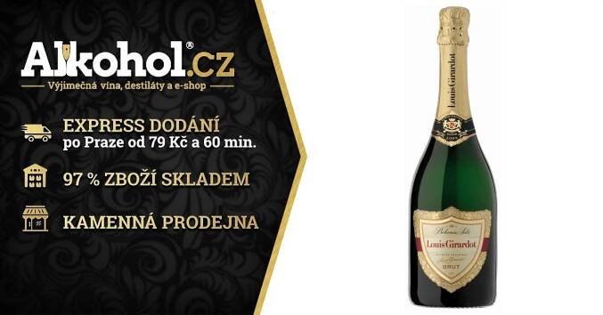 Bohemia sekt Louis Girardot Brut Jakostní šumivé víno bílé 0,75l 12%