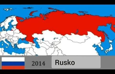 Vývoj ruského území od roku 850 do současnosti