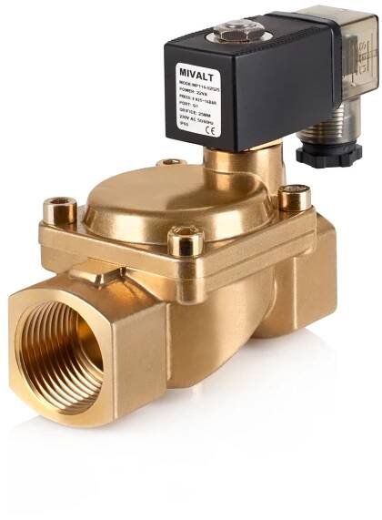 MP116-82525N 230VAC 2/2 el.mag. ventil, mosaz,0.25-16Bar,DN25,G1",membr.NBR, NC