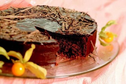 Francúzsky čokoládový koláč - Pečenie nás baví