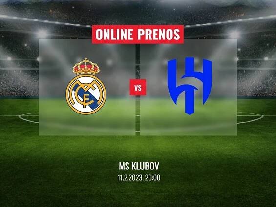 Real Madrid CF - Al Hilal FC: Online prenos z finále MS klubov