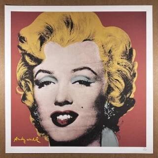 Obraz | Andy Warhol | Marilyn | bordo