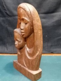 St. dřevěná plastika Afrika - Starožitnosti a umění
