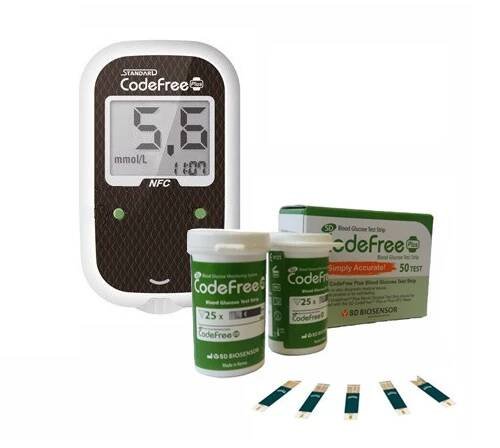 Glukometr SD Codefree PLUS + 50 proužků