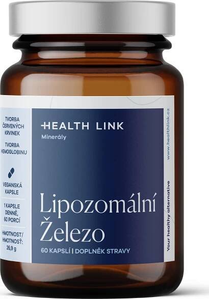 Health Link Lipozomální železo 60 cps. od 255 Kč