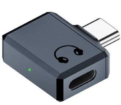 AppleKing mini audio redukce - Lightning na USB-C - tmavě šedá - možnost vrátit zboží ZDARMA do 30ti dní