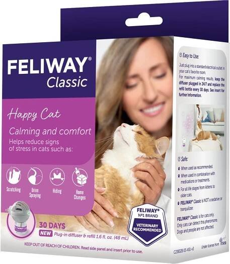 Show full view: Feliway Classic 30 Day Starter Kit Calming Diffuser for Cats slide 3 of 9