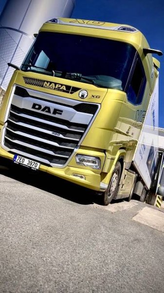 Testujeme nový model tahače DAF | MD Logistika