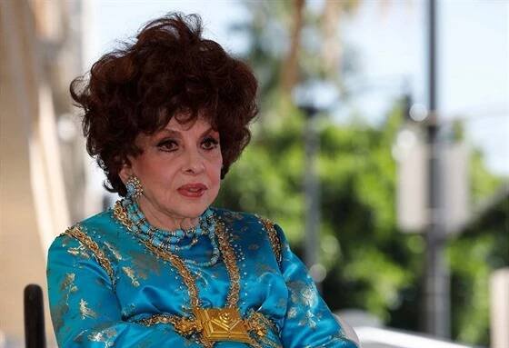 Gina Lollobrigida (Los Angeles, 1. února 2018).