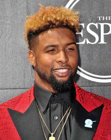 Odell Beckham Jr with short, textured haircut