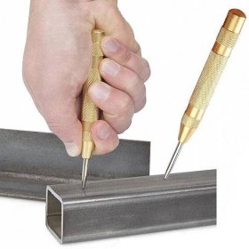 Automatický středový děrovač Dřevoobráběcí nástroje Pružinové značení Kovové vrtáky Dřevo Press Dent Marker Tool