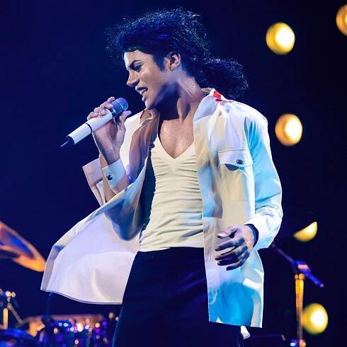 Jaafar Jackson as Michael Jackson. Pic: Lionsgate/Kevin Mazur