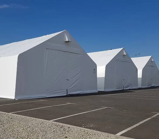 Rubb's temporary warehouse storage buildings