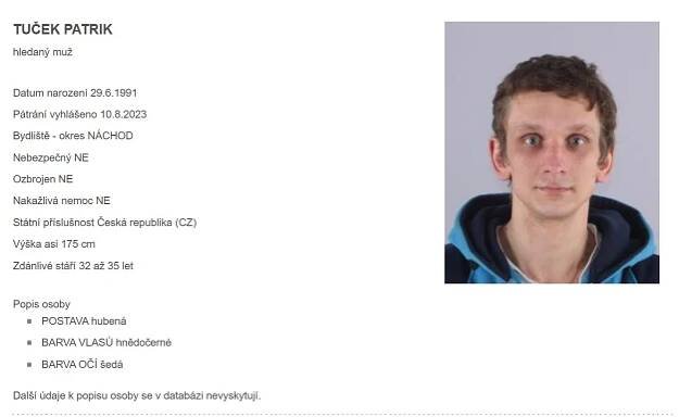 FOTO: Neviděli jste je? Policie hledá tyto muže z Náchodska. Pomozte je najít