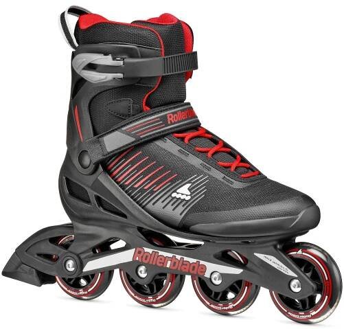 Kolečkové Brusle pánské rekreační Rollerblade ZETRABLADE black red vel. 45,5-46