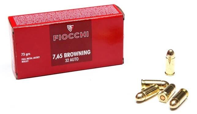 Náboje 7,65 Browning Fiocchi FMJ 4,7g