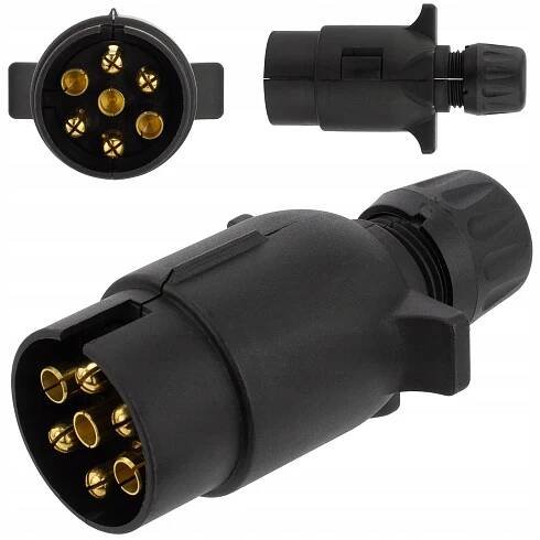 ZÁSTRČKA 7 PIN 12V PRO PŘÍVĚSNÝ HÁK