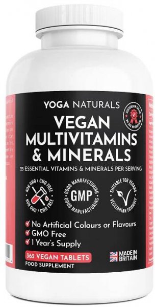 Vegan Multivitamins & Minerals 365