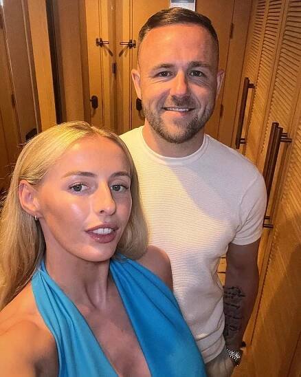 An Instagram snap of the happy couple