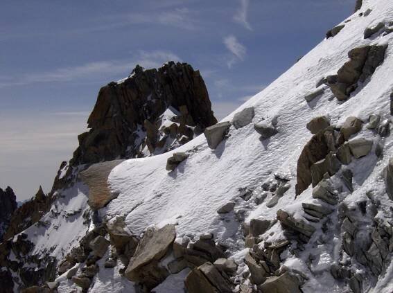 Aiguille d´Argentière (3902m) – kuloár Barbey, II/AD 50˚, 800m - Alpské výstupy - Las Cumbres