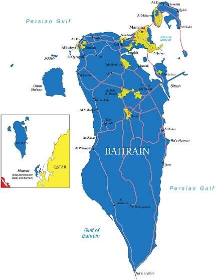 Bahrain Map