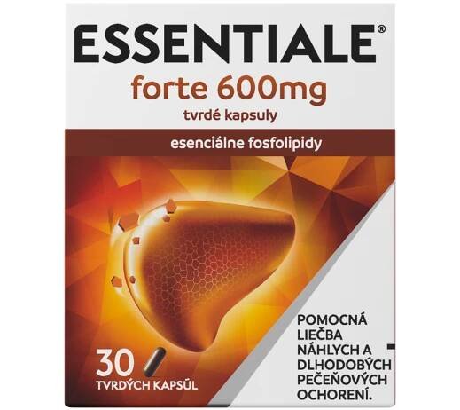 Essentiale forte 600 mg 30 kapsúl 1×30 cps, liečba chorôb pečene