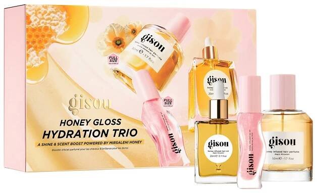 E-shop GISOU - Honey Gloss Hydration Trio – Sada hydratačních bestsellerů
