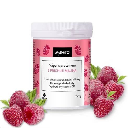 MyKETO nápoj s příchutí malina, bez cukru, 150 g