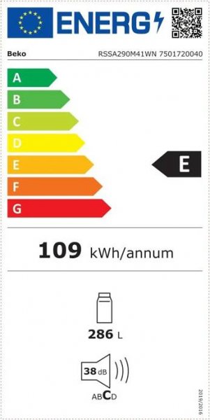 BEKO RSSA290M41WN