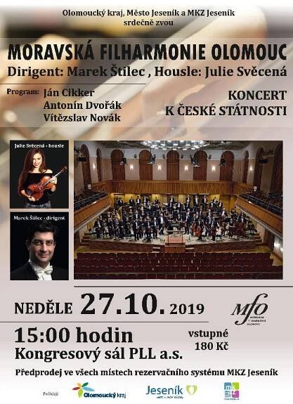 KONCERT K ČESKÉ STÁTNOSTI - MORAVSKÁ FILHARMONIE OLOMOUC