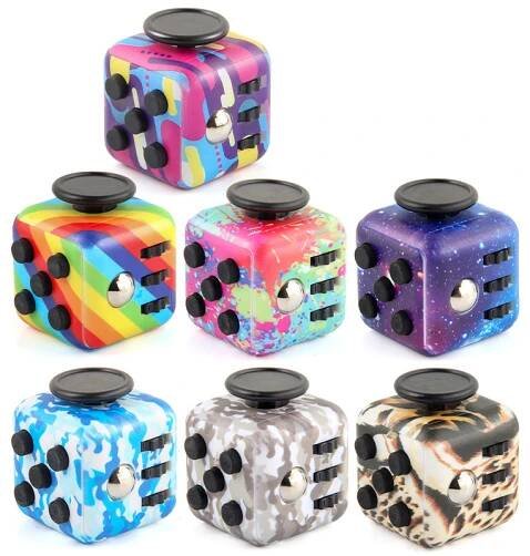 Plastic dice relieves stress fidget cube | Pop It Fidget Toy Wholesale