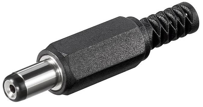 goobay DC konektor souosý na kabel 5,5 x 1,7mm (9mm)