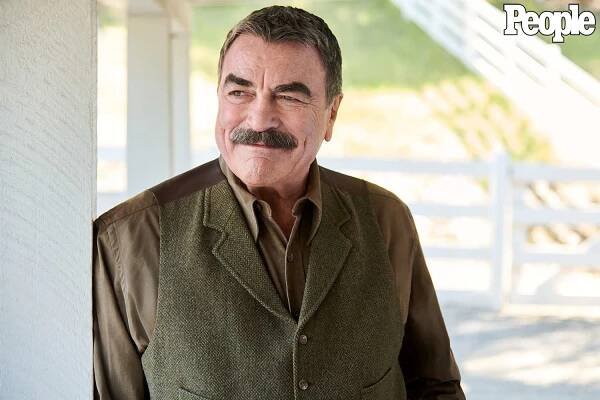 Tom Selleck shot at home in Thousand Oaks, CA on 3/20/2024