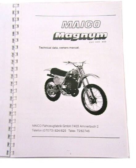MAICO MANUAL BOOKS