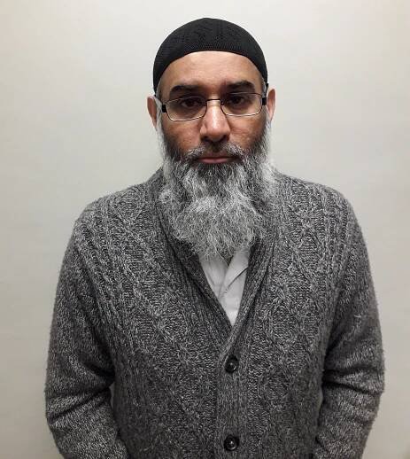 Headshot of Anjem Choudary.