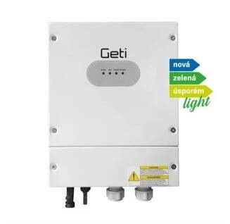FVE regulátor Geti GWH01 MPPT 4kW pro fotovoltaický ohřev vody