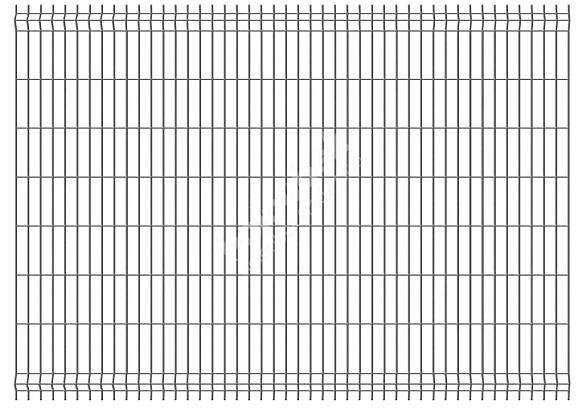 Plotový panel Nylofor 3D pozinkovaný Light 1230x2500 mm, drát 4 mm - Ploty-brany.cz