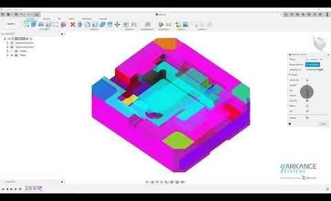 Fusion 360 – Příprava modelu pro výrobu – Odebrat prvky
