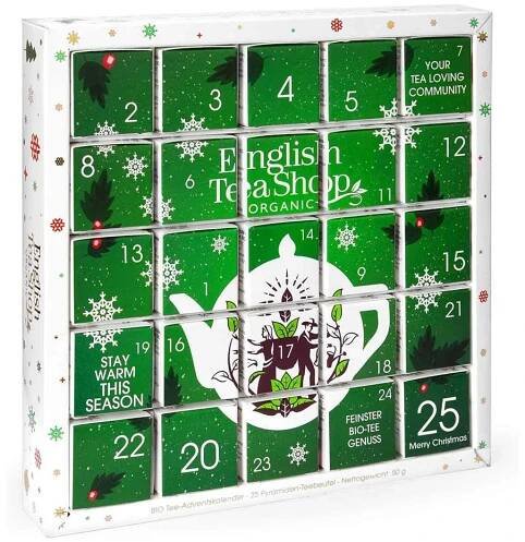 English Tea Shop Čaj Adventní kalendář bio Puzzle/zelený 48 g, 25 ks - neuveden | Jasminka.cz