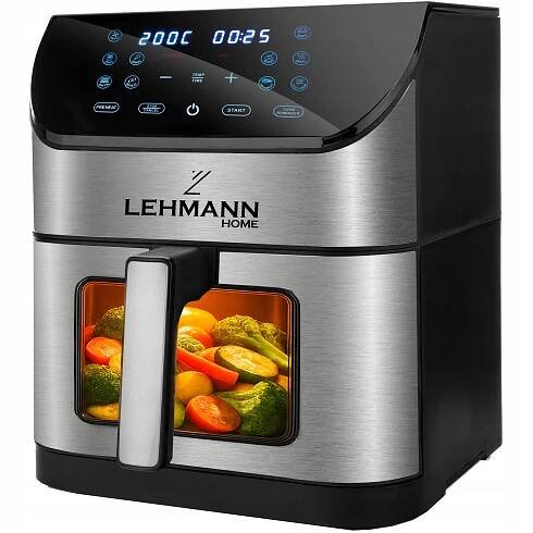 BEZTUKOVÁ FRITÉZA 1800 W AIRFRYER 8 L, NEPŘILNAVÁ, 12 PROGRAMŮ