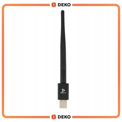 Adaptér WiFi Anténa USB DekoTV pre Dekodér PC Notebook Konzola Rýchle WIFI Značka DekoTV
