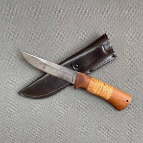 Ruský lovecky damaškový nůž, továrna Okské nože