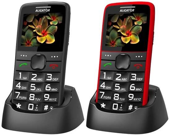 Mobilní telefon Aligator A675 Senior (A675BK) černý | DATART