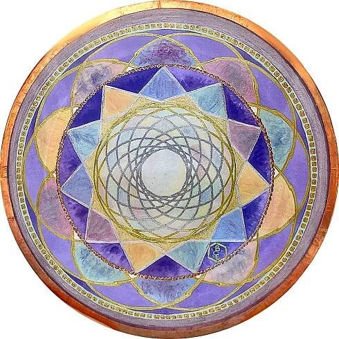 Ray 12: Opalescent Light Wholeness Disc - Crystal Wings Healing Art