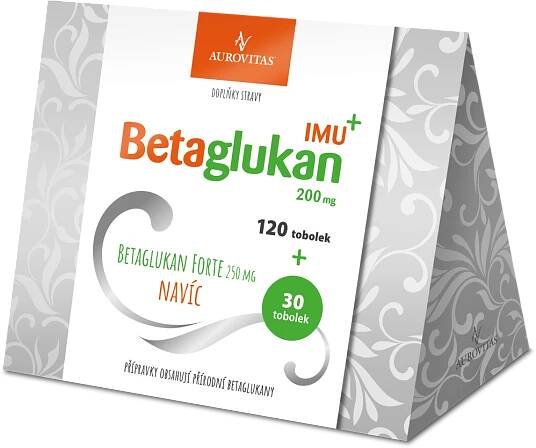 GYNPHARMA Betaglukan IMU+ 120 tob. + Betaglukan Forte+ 30 tob.