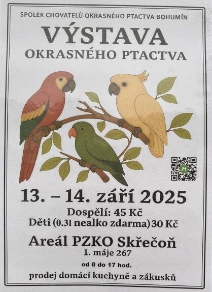Vástava okrasného ptactva - Bohumín