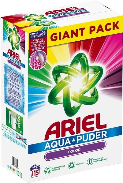 Ariel Ochrana barev Prací prášek 115 praní 7475 g