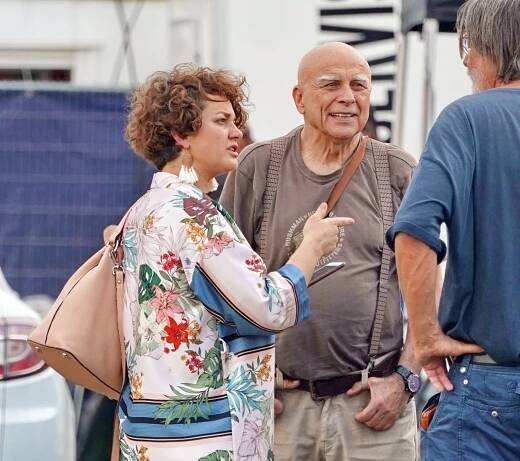 Ivan Mládek a jeho manažerka Libuše Roubychová. 