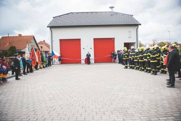 Slavnostní otevření nové požární zbrojnice