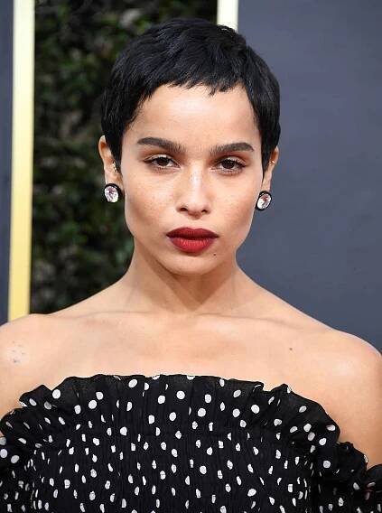 Zoe Kravitz arrives at the 77th Annual Golden Globe Awards